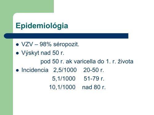 Herpes zoster