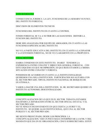 Observaciones - CEDAF