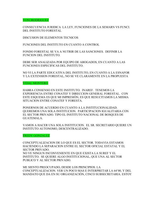 Observaciones - CEDAF