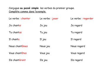 Conjugue au prÃ©sent les verbes du deuxiÃ¨me groupe