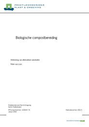 Samenvatting - Conclusie - Wageningen UR