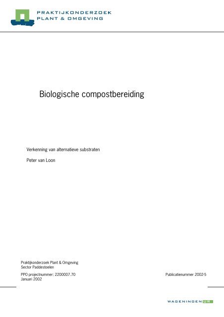 Samenvatting - Conclusie - Wageningen UR