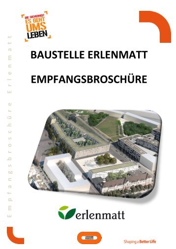 baustelle erlenmatt empfangsbroschüre - Losinger Marazzi