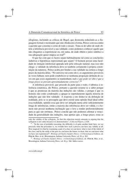 ComunicaÃ§Ã£o e Ãtica: O sistema semiÃ³tico de Charles ... - Ubi Thesis