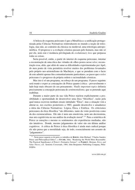 ComunicaÃ§Ã£o e Ãtica: O sistema semiÃ³tico de Charles ... - Ubi Thesis