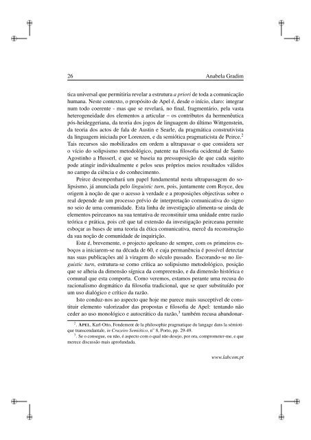 ComunicaÃ§Ã£o e Ãtica: O sistema semiÃ³tico de Charles ... - Ubi Thesis