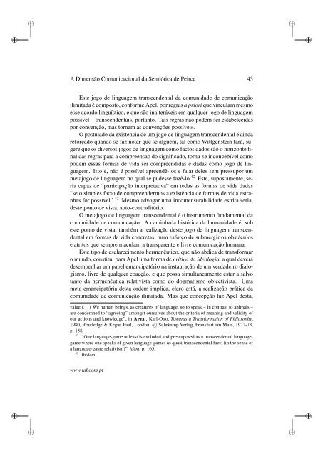 ComunicaÃ§Ã£o e Ãtica: O sistema semiÃ³tico de Charles ... - Ubi Thesis