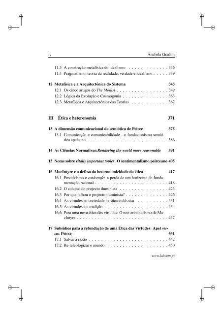 ComunicaÃ§Ã£o e Ãtica: O sistema semiÃ³tico de Charles ... - Ubi Thesis