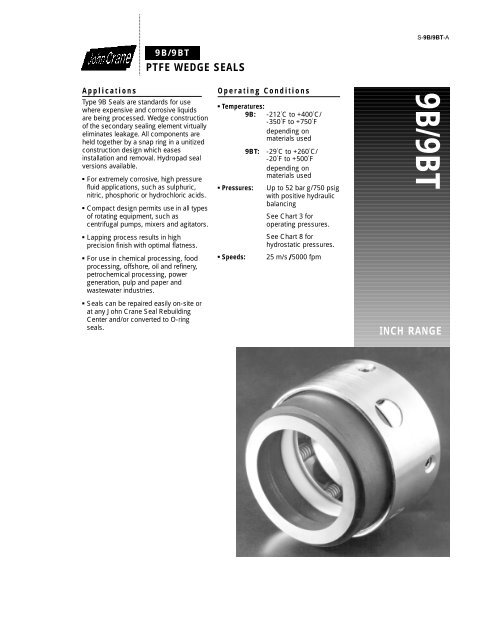 john crane mechanical seal catalog pdf for sale