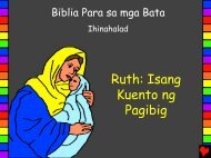 Ruth A Love Story Tagalog - Bible for Children