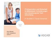 IT-Infrastruktur und Sicherheit im Mittelstand: Anforderungen und ...