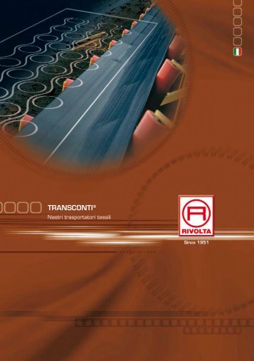 TranscontiÂ® - Nastri trasportatori tessili - Gruppo Rivolta