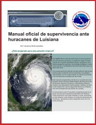 Manual oficial de supervivencia ante huracanes de Luisiana