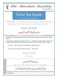 Tafsir Ibn Kathir