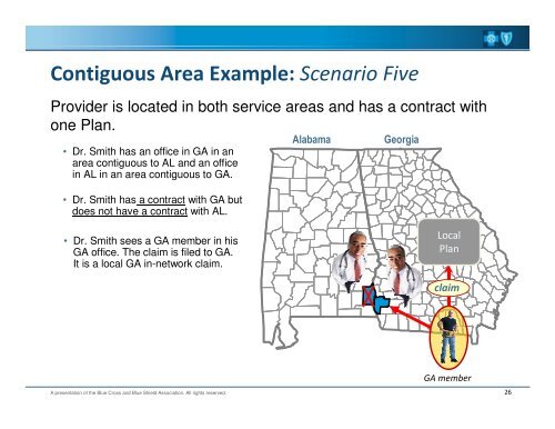 Servicing Out-of-Area Members: Contiguous Areas - Blue Shield of ...