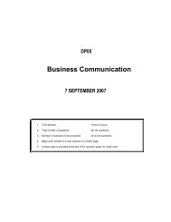 Business Communication - Institute of Bankers Malaysia