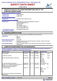 SAFETY DATA SHEET - Zweihorn