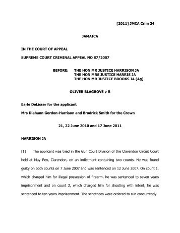 Blagrove (Oliver) v R.pdf - The Court of Appeal