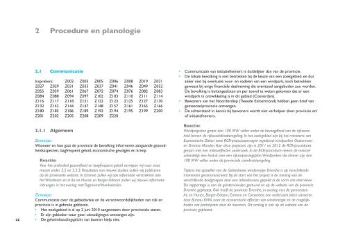 Nota van beantwoording Gebiedsvisie ... - Provincie Drenthe