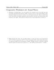 Physics 1204: Cooperative Worksheet #1