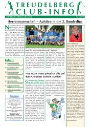 CLUB-INFO - golfclub-treudelberg