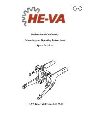 Download Operating Instructions / Spare Parts List - HE-VA