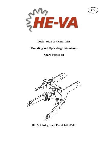Download Operating Instructions / Spare Parts List - HE-VA