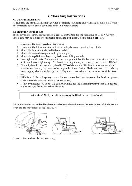 Download Operating Instructions / Spare Parts List - HE-VA