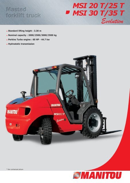 MSI 20 T/25 T MSI 30 T/35 T - Manitou