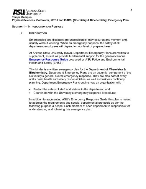SECTION 1 &ndash; INTRODUCTION AND PURPOSE - Department of 