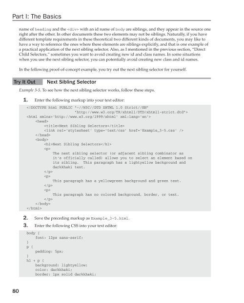 Beginning CSS: Cascading Style Sheets for Web Design, 2nd ...