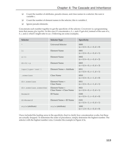 Beginning CSS: Cascading Style Sheets for Web Design, 2nd ...