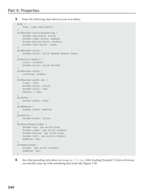 Beginning CSS: Cascading Style Sheets for Web Design, 2nd ...