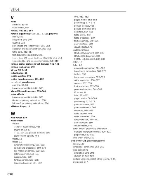 Beginning CSS: Cascading Style Sheets for Web Design, 2nd ...