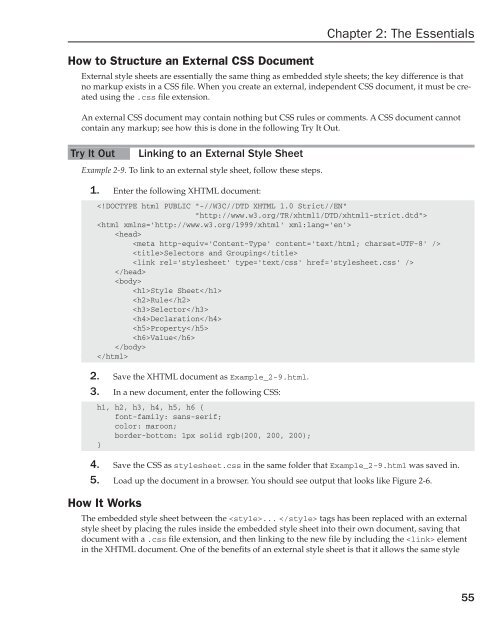 Beginning CSS: Cascading Style Sheets for Web Design, 2nd ...