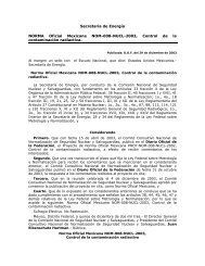 NOM-008-NUCL-2003 - SecretarÃ­a de EnergÃ­a