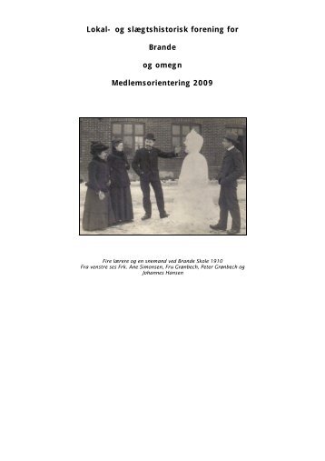 En bog om min familie - Brande Historie