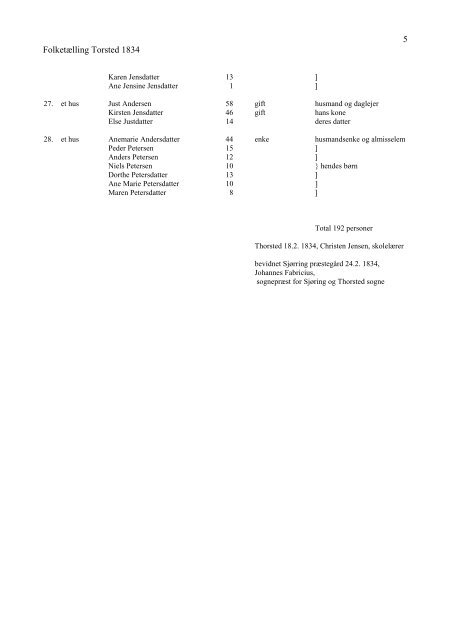 1 Folketælling Torsted 1834
