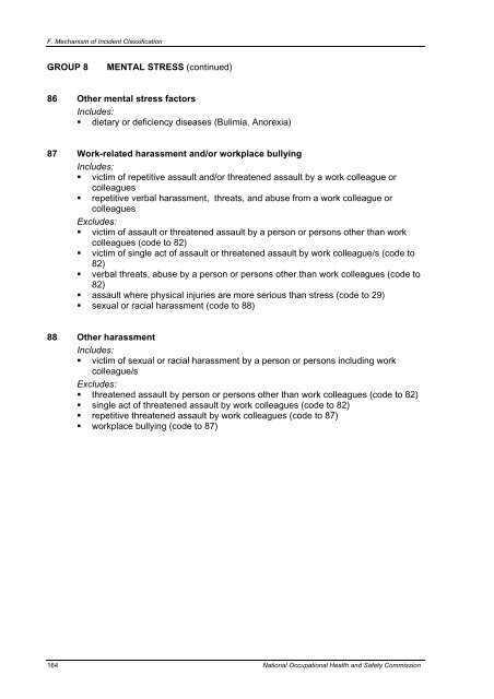 Type of Occurrence Classification System - Safe Work Australia