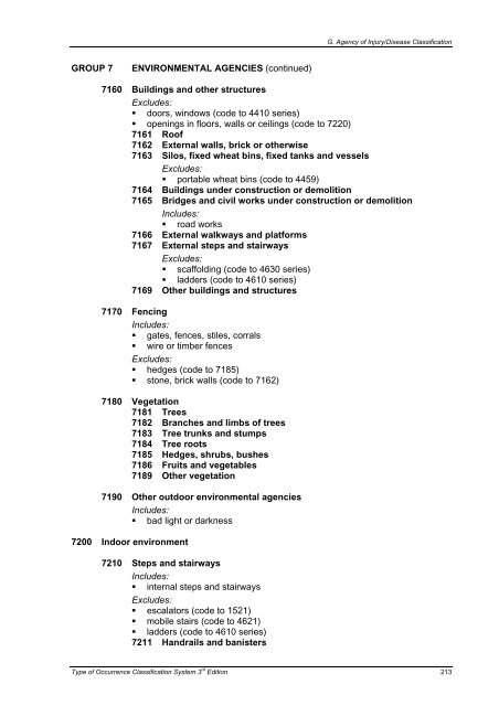 Type of Occurrence Classification System - Safe Work Australia