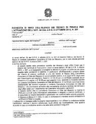 Modello richiesta di invio elenco professionisti - Ambasciata d'Italia ...