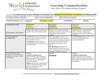 hcmc isec curriculum planning template curriculum title
