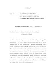 COLLECTIVE EXCITATIONS AND EXCHANGE INSTABILITIES IN ...