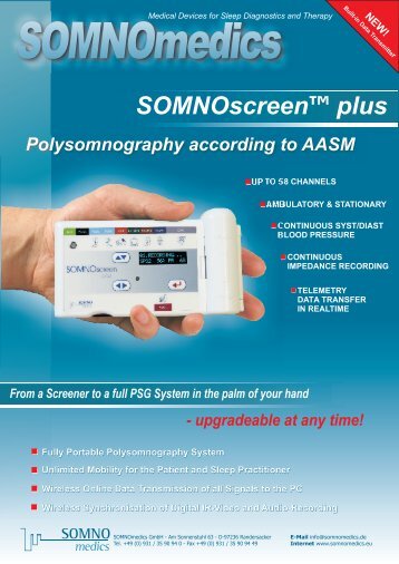 SOMNOscreen Brochure - SOMNOmedics