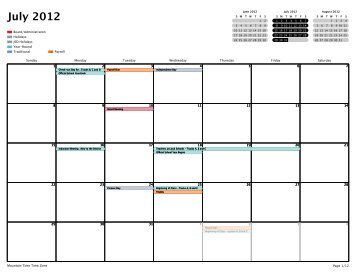 2012-13 Monthly Calendar Booklet - Jordan School District