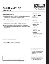 QuinGuard™ DF herbicide - Andersons Golf Products