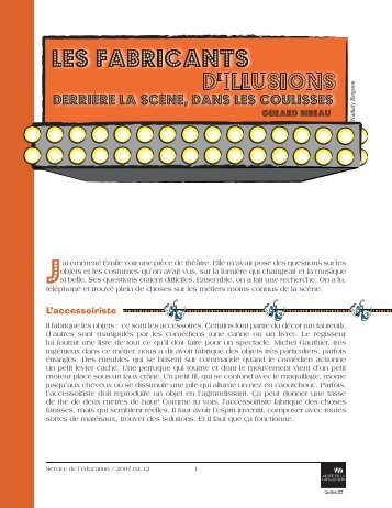 Les fabricants d'illusions