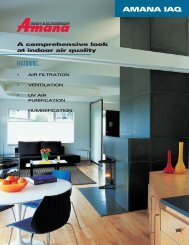 Consumer Brochure - Amana