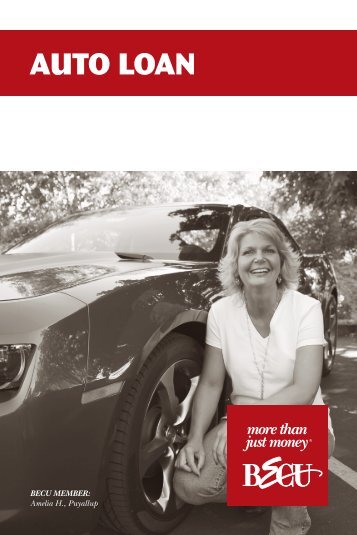 Auto Loan Brochure - BECU