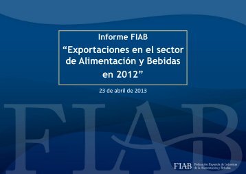 Informe FIAB